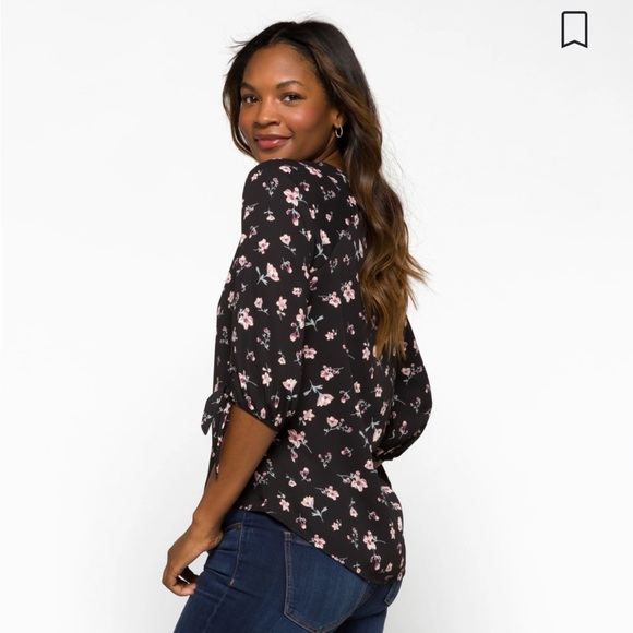 Papermoon - Larie Tie Sleeve Blouse - Picture 2 of 10